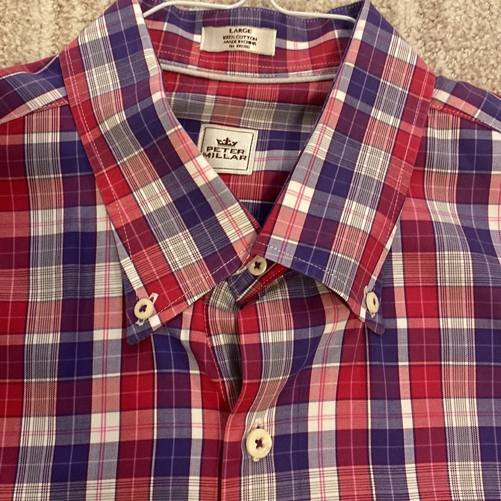 Peter Millar dress shirt sz large